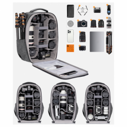 Plecak fotograficzny K&F Concept Nature Wander 10 22 l - szary